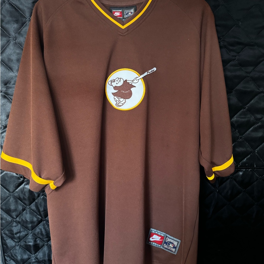 Nike Brown Jersey San Diego Padres Cooperstown Badge